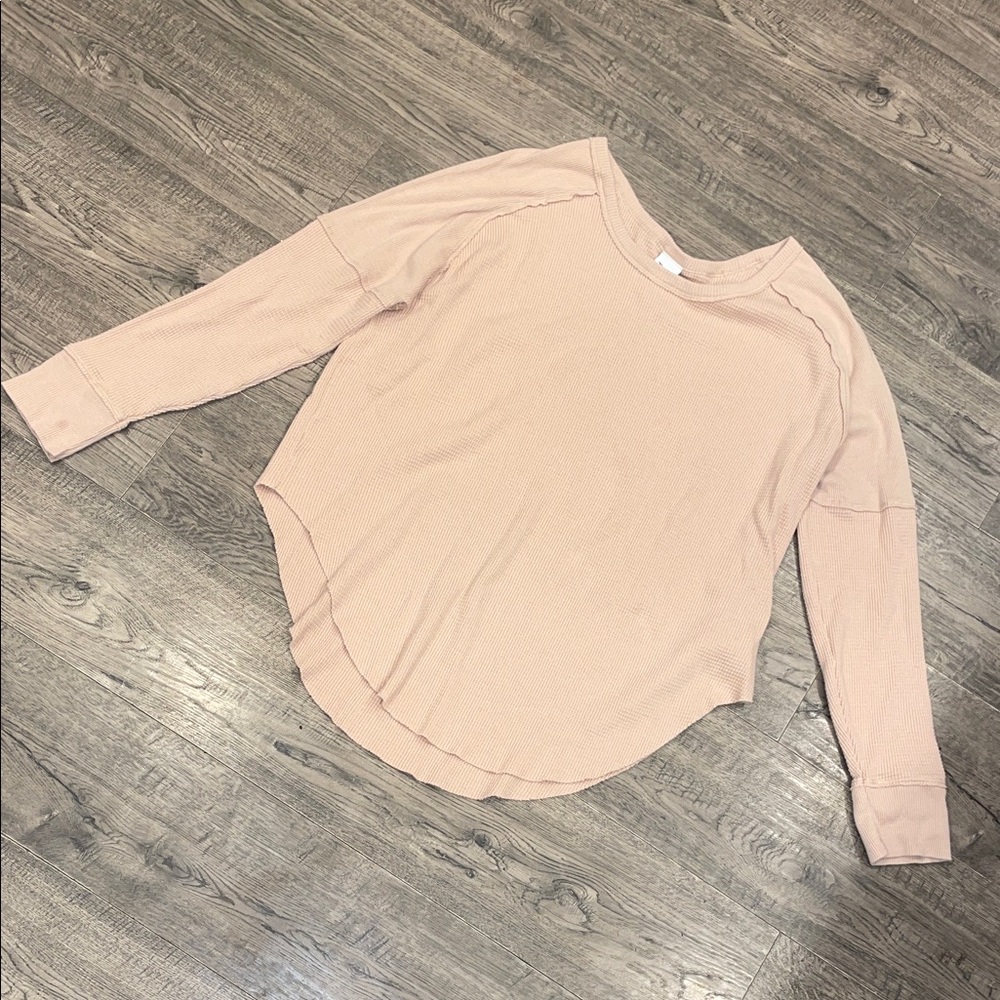 TNA Soft Blush Long Sleeve Tee
